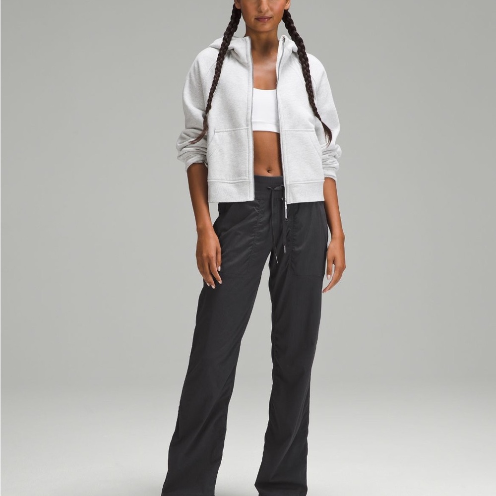Graphite Gray Dance Studio Mid Rise Pant Lululemon Size 8